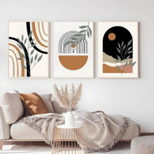Abstract Leaves Wall Art